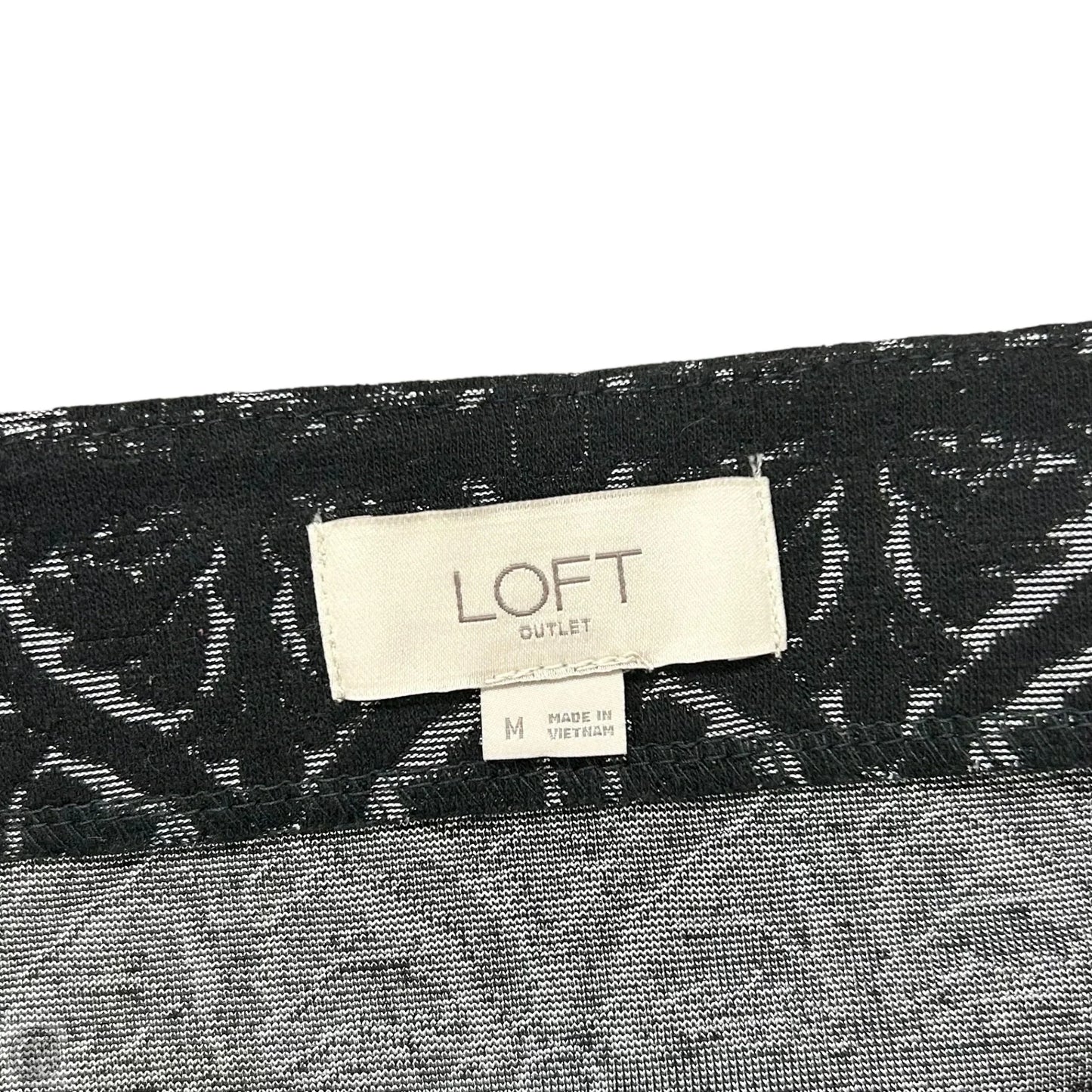 Skirt Midi By Loft In Black, Size: M