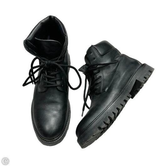 Boots Combat By Vince In Black, Size: 6.5