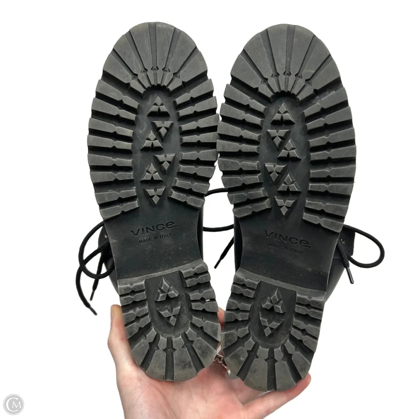 Boots Combat By Vince In Black, Size: 6.5