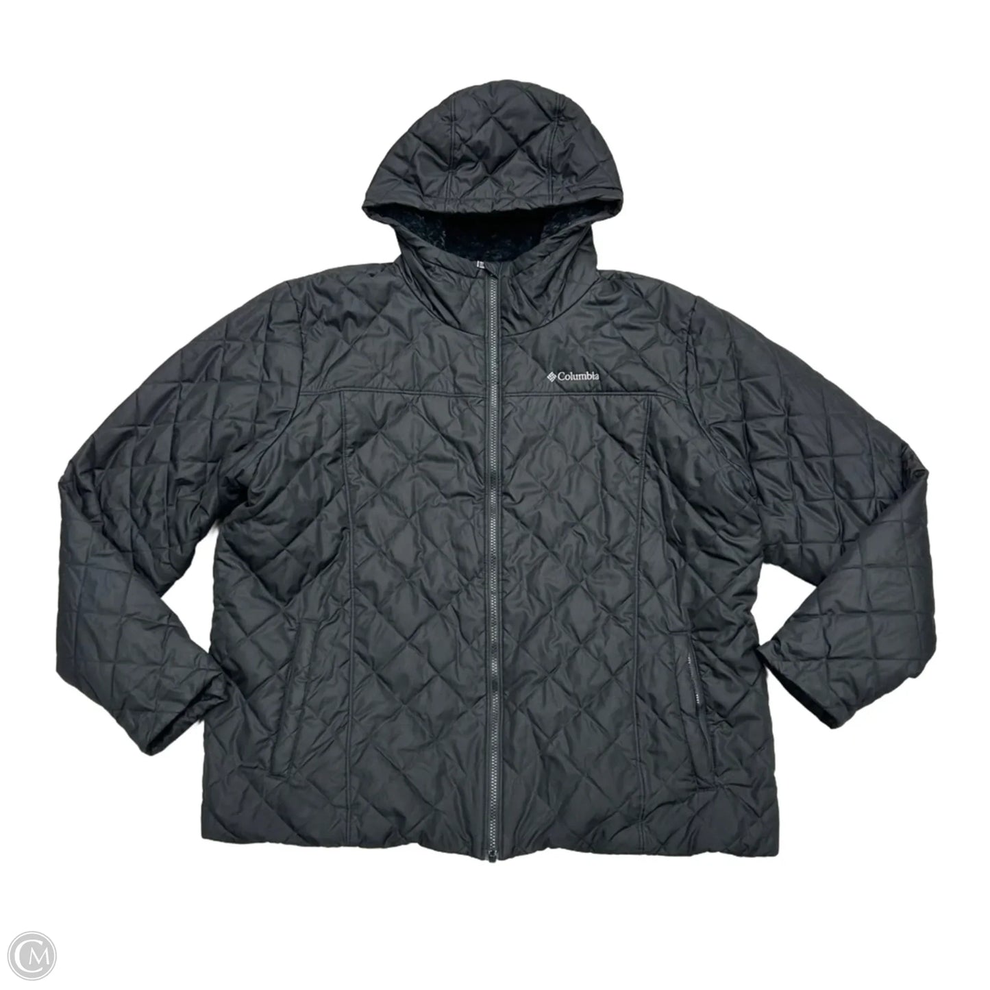 Coat Puffer & Quilted By Columbia In Black, Size: 2x