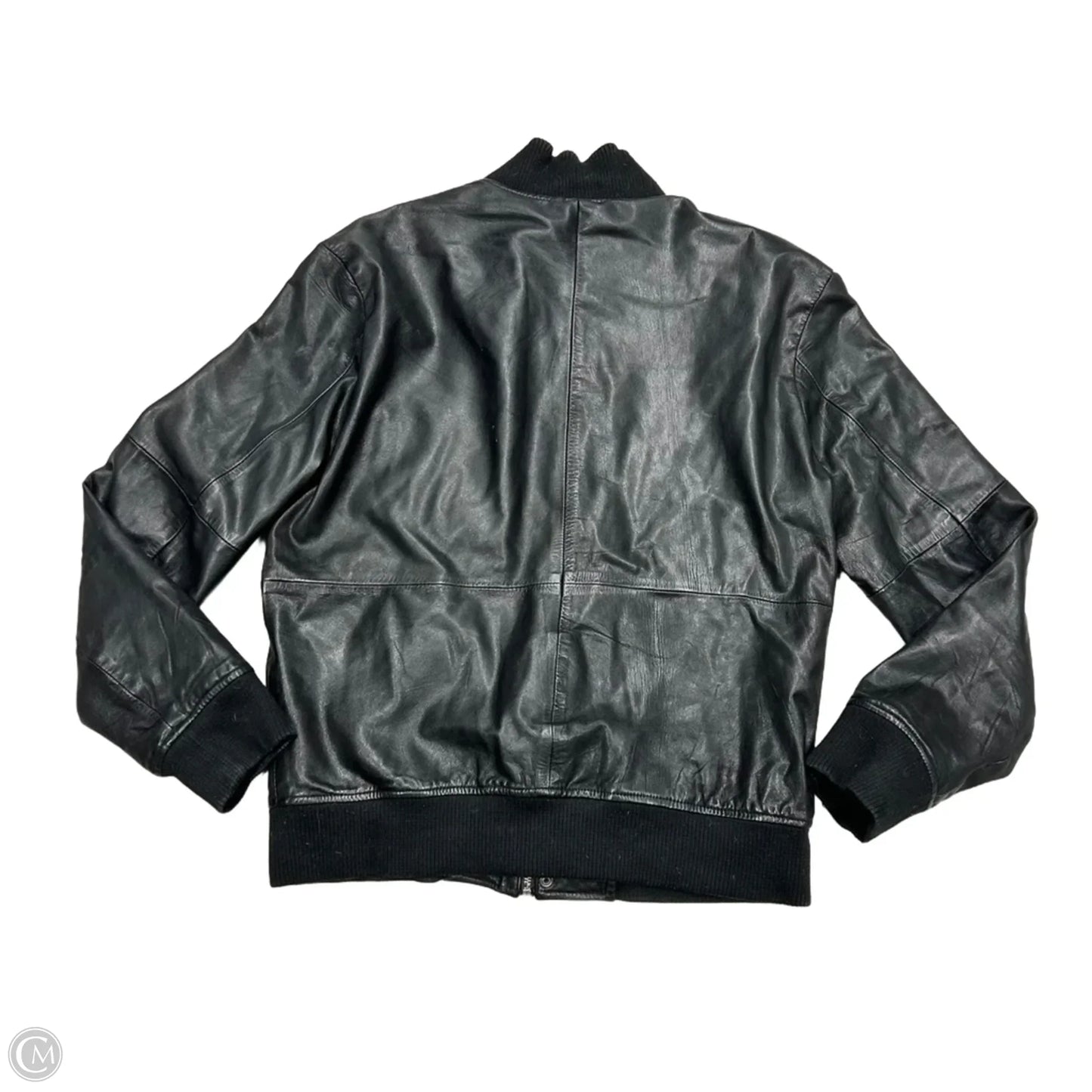 Jacket Leather By Express In Black, Size: M