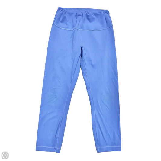 Athletic Leggings Capris By Lululemon In Blue, Size: 10
