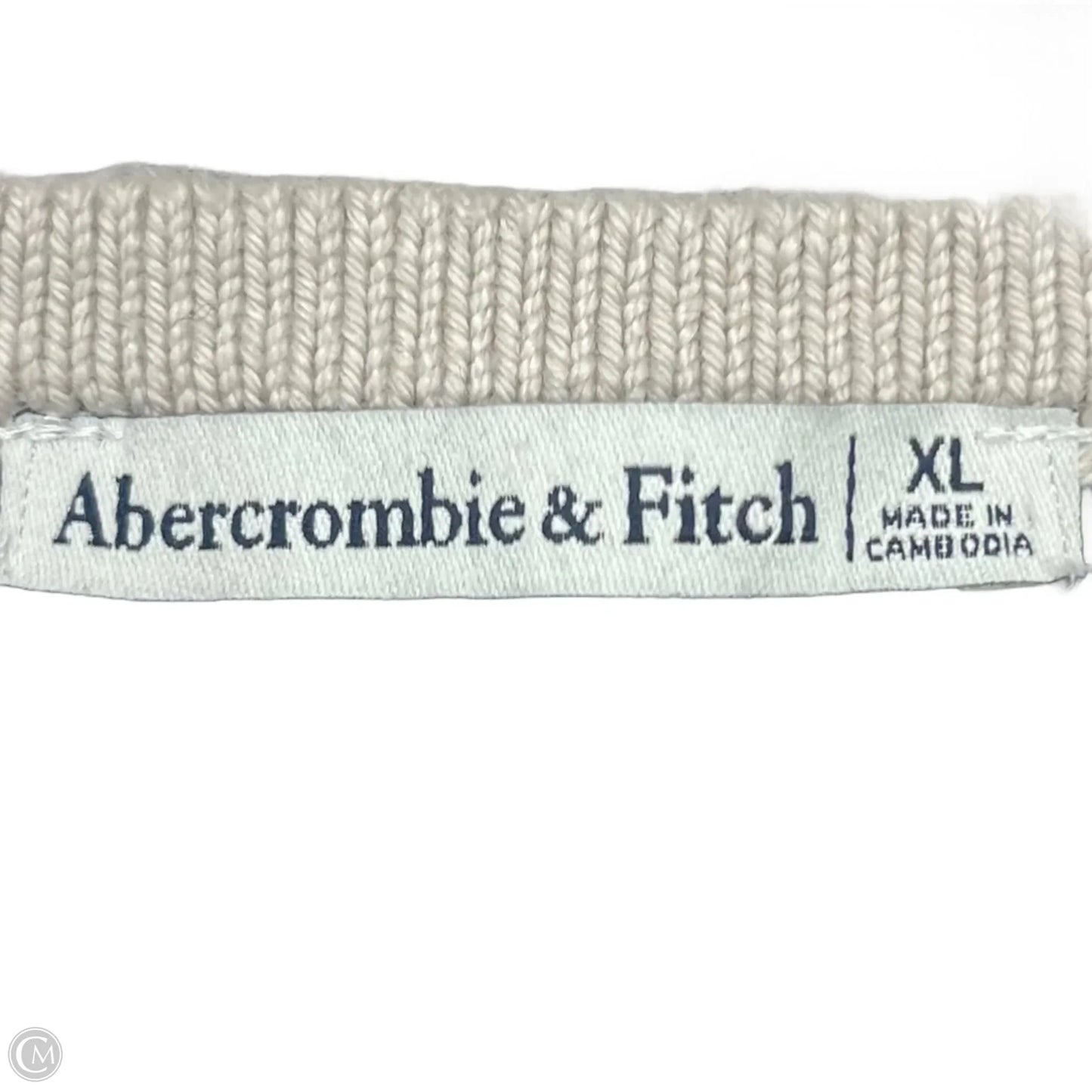 Cardigan By Abercrombie And Fitch In Black & White, Size: Xl