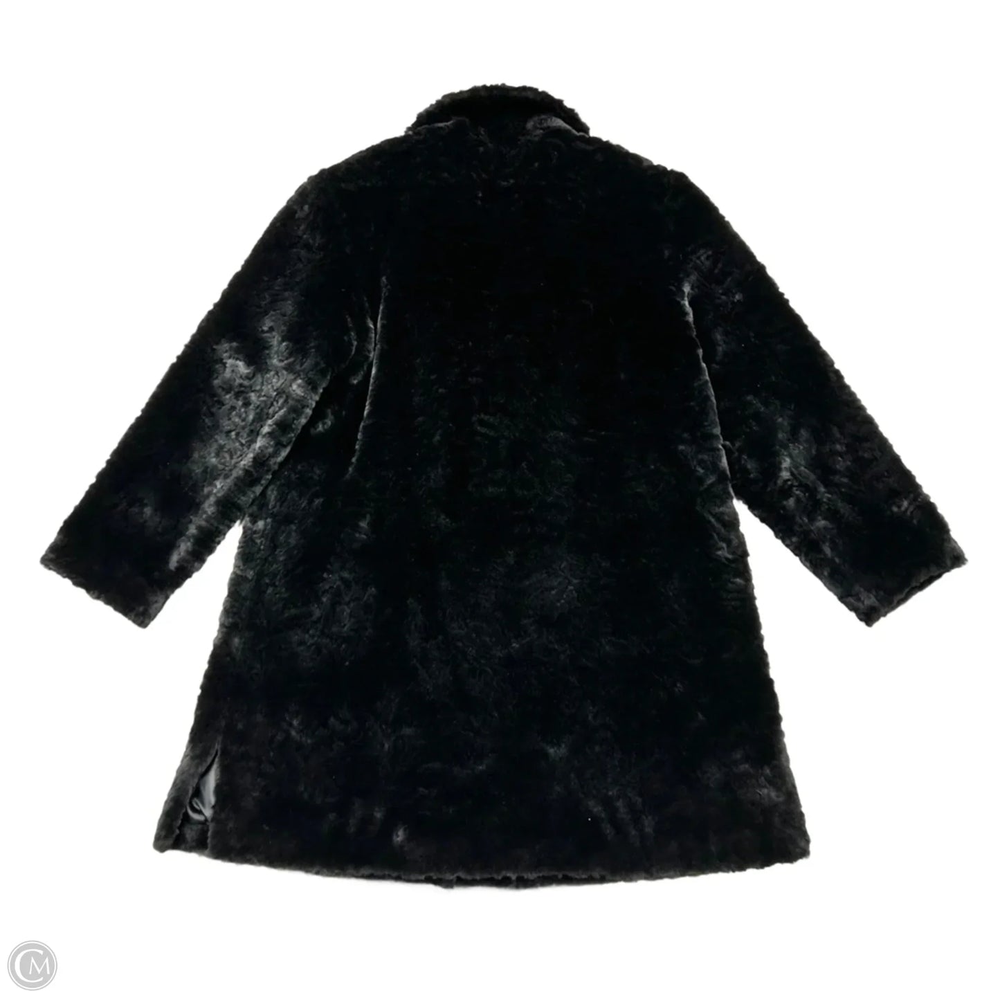 Coat Faux Fur & Sherpa By Incognita In Black, Size: L