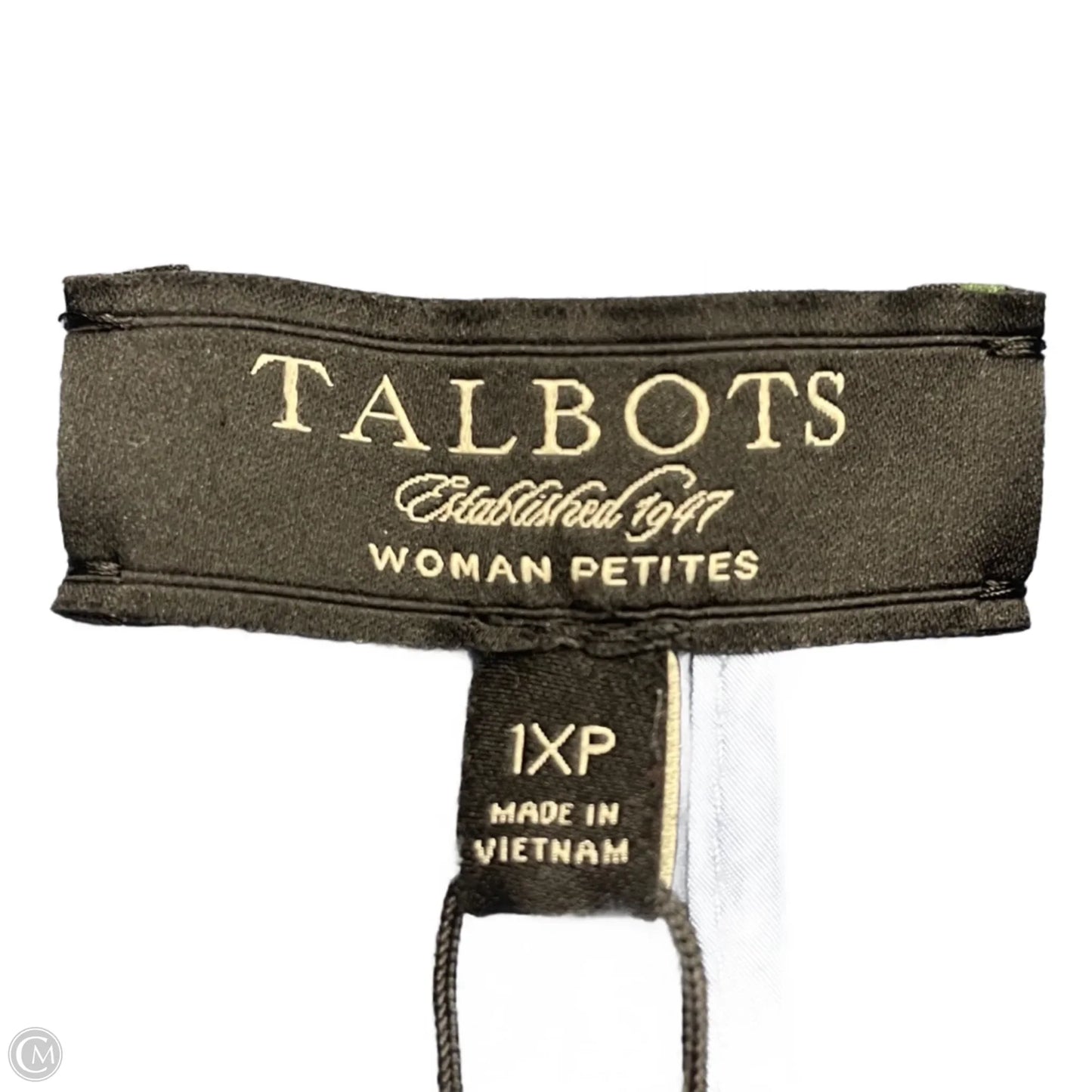 Vest Puffer & Quilted By Talbots In Blue, Size: 1x