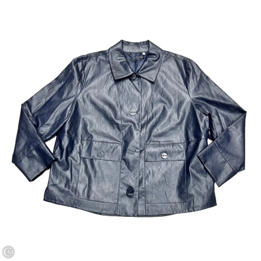 Jacket Other By Chicos In Navy, Size: 4