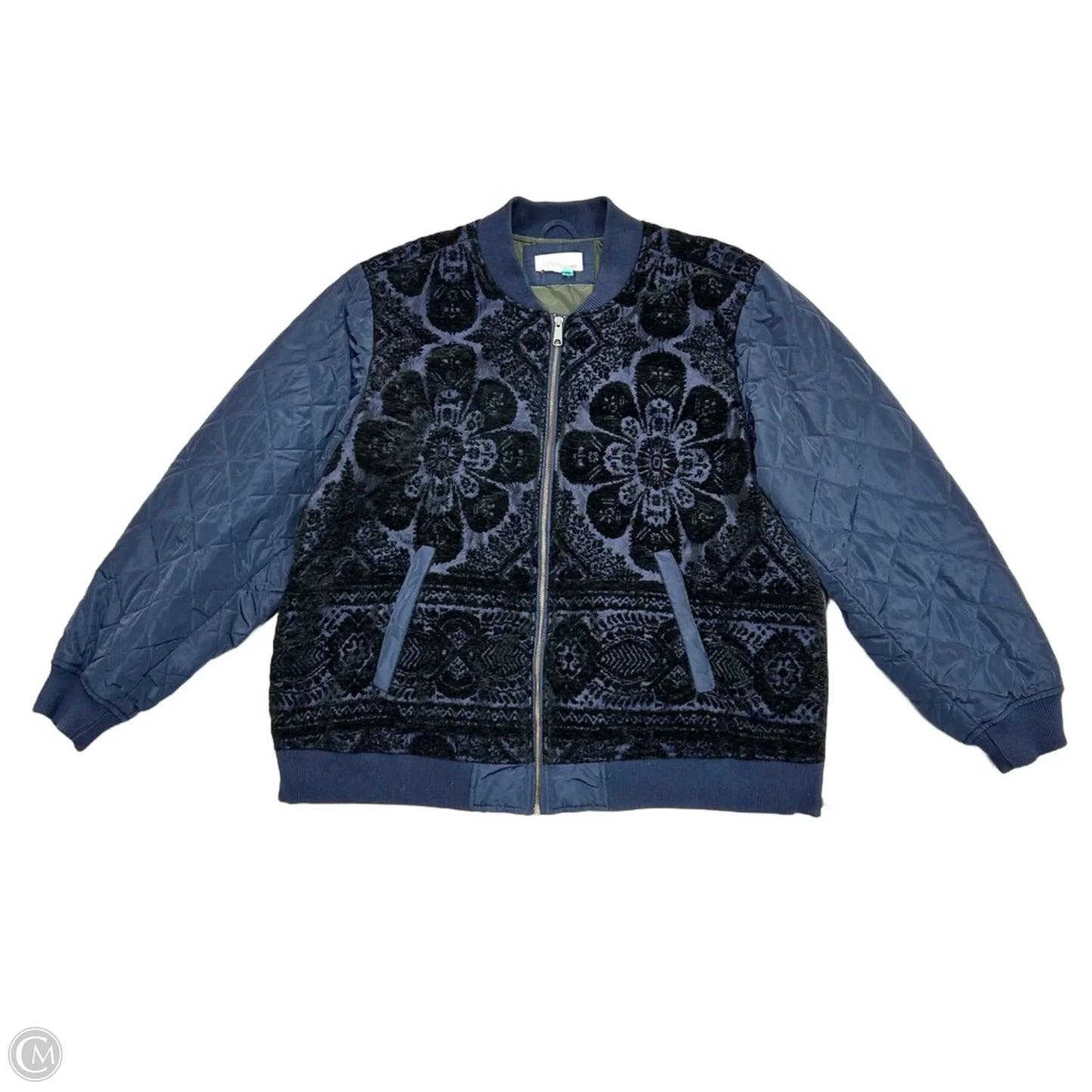Coat Other By Anthropologie In Navy, Size: 2x