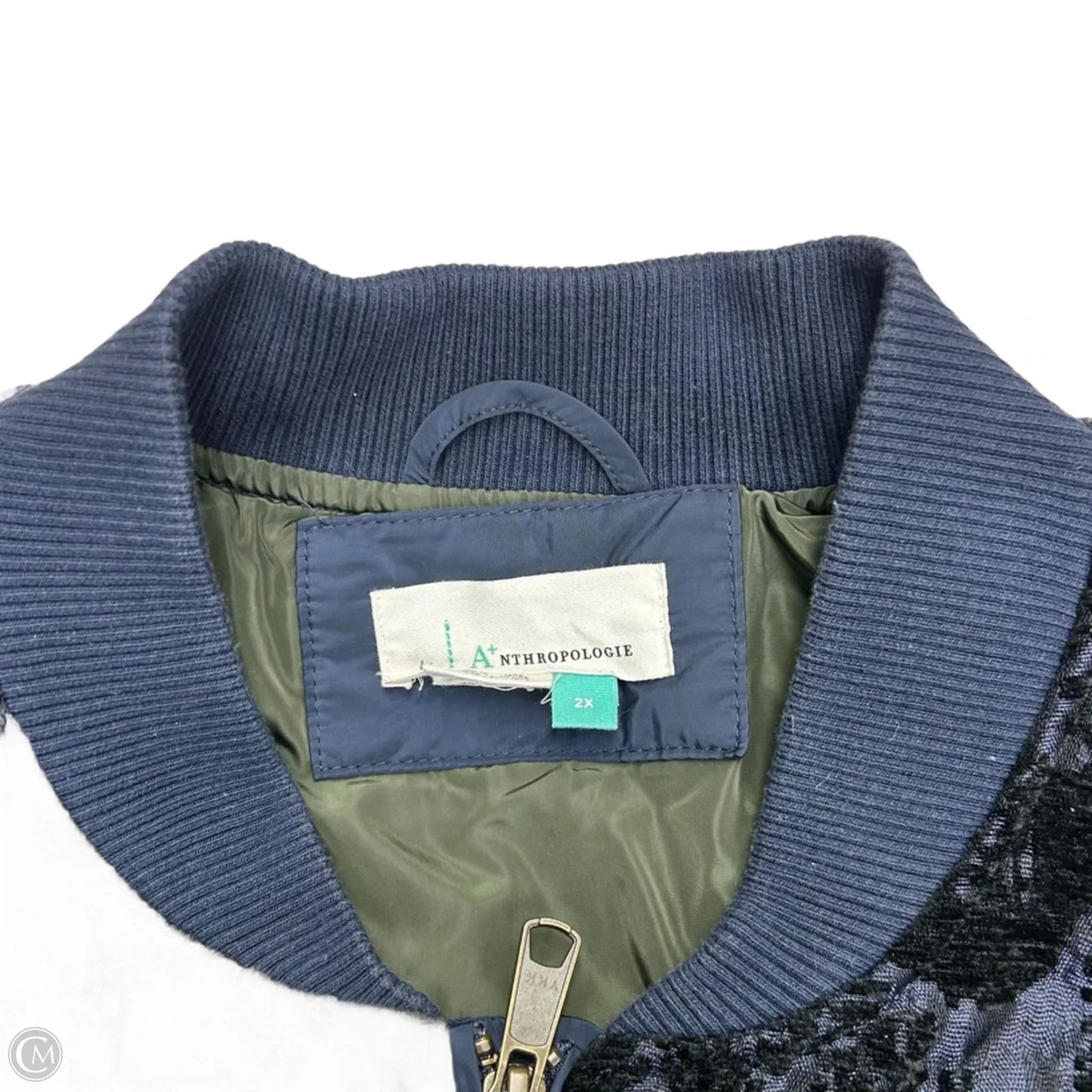 Coat Other By Anthropologie In Navy, Size: 2x