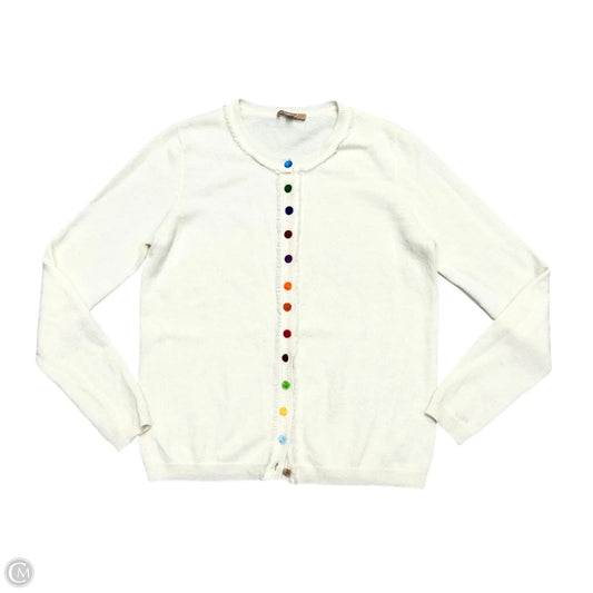 Sweater Cashmere By Kier + J In Ivory, Size: L