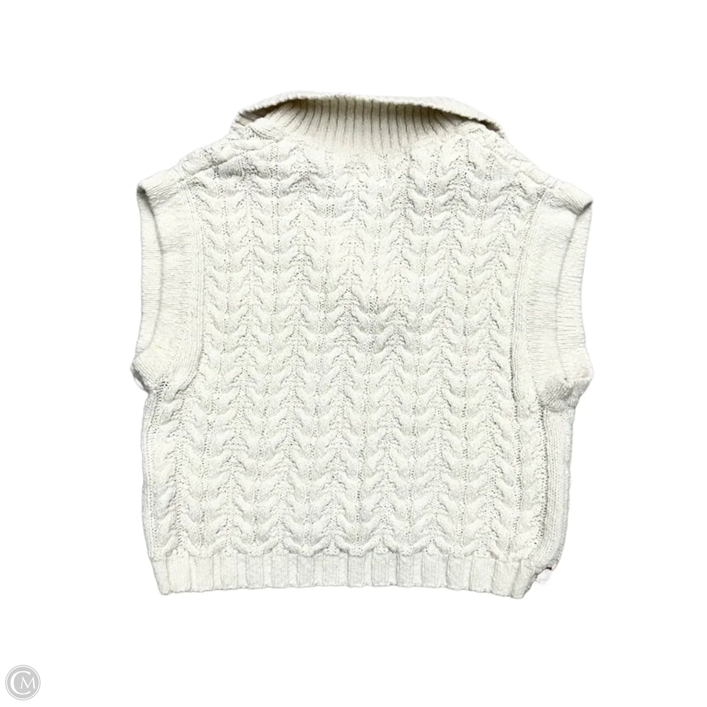 Vest Sweater By Maeve In White, Size: Xs