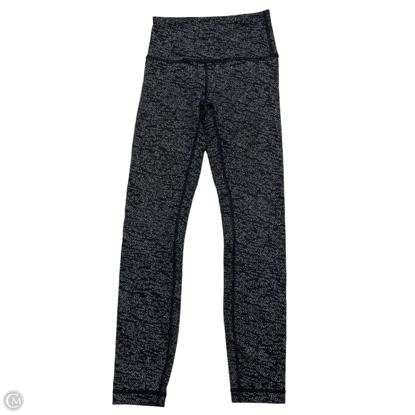 Athletic Leggings By Lululemon In Black & White, Size: Xs