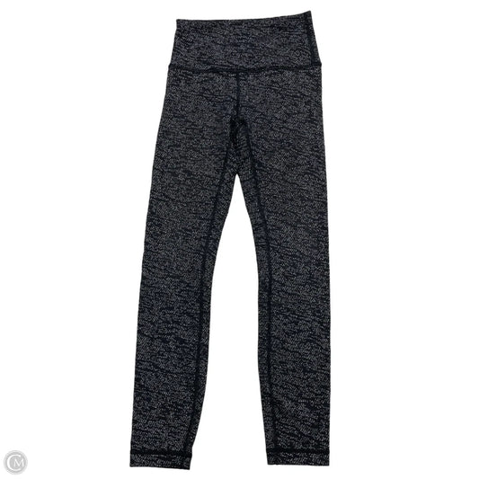Athletic Leggings By Lululemon In Black & White, Size: Xs