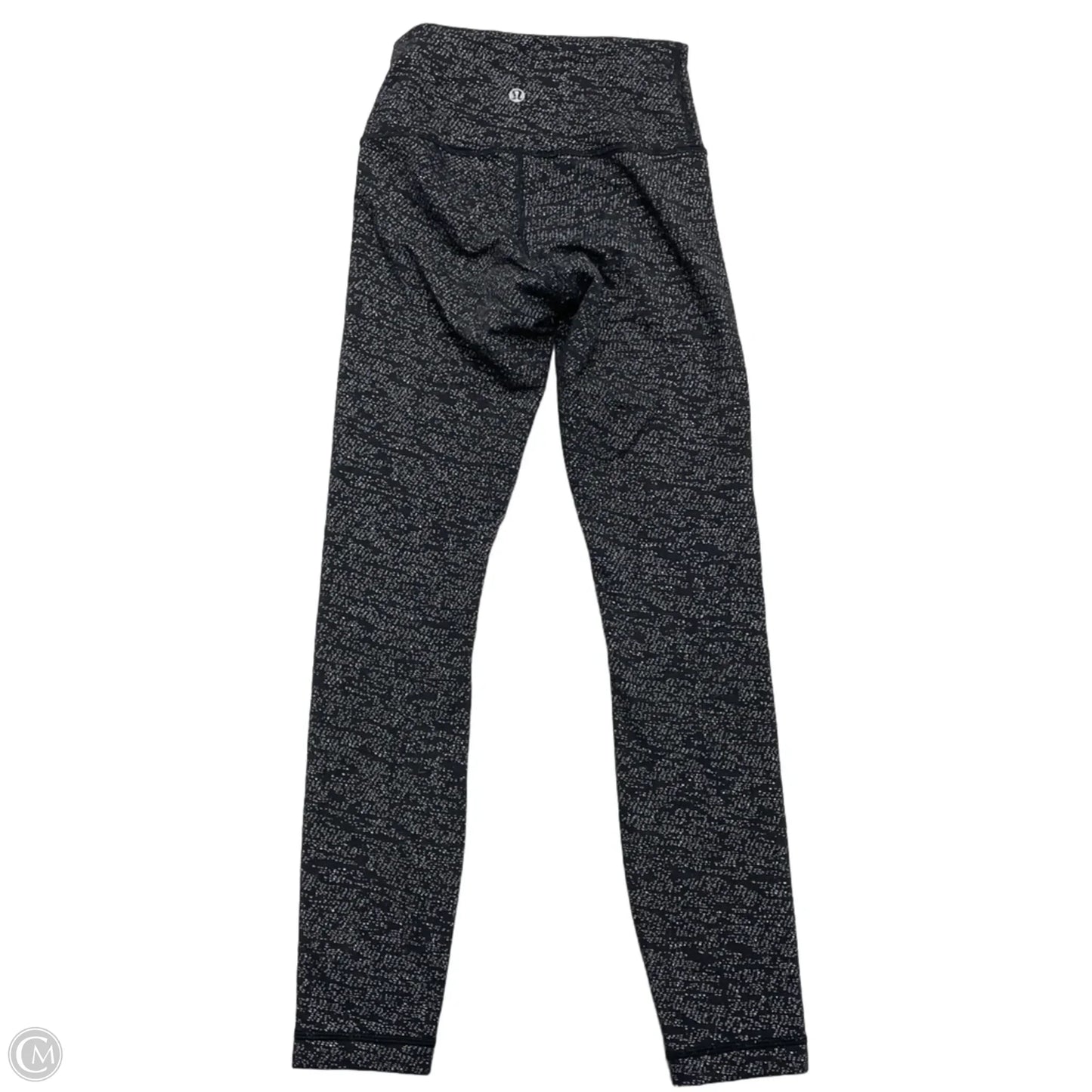 Athletic Leggings By Lululemon In Black & White, Size: Xs