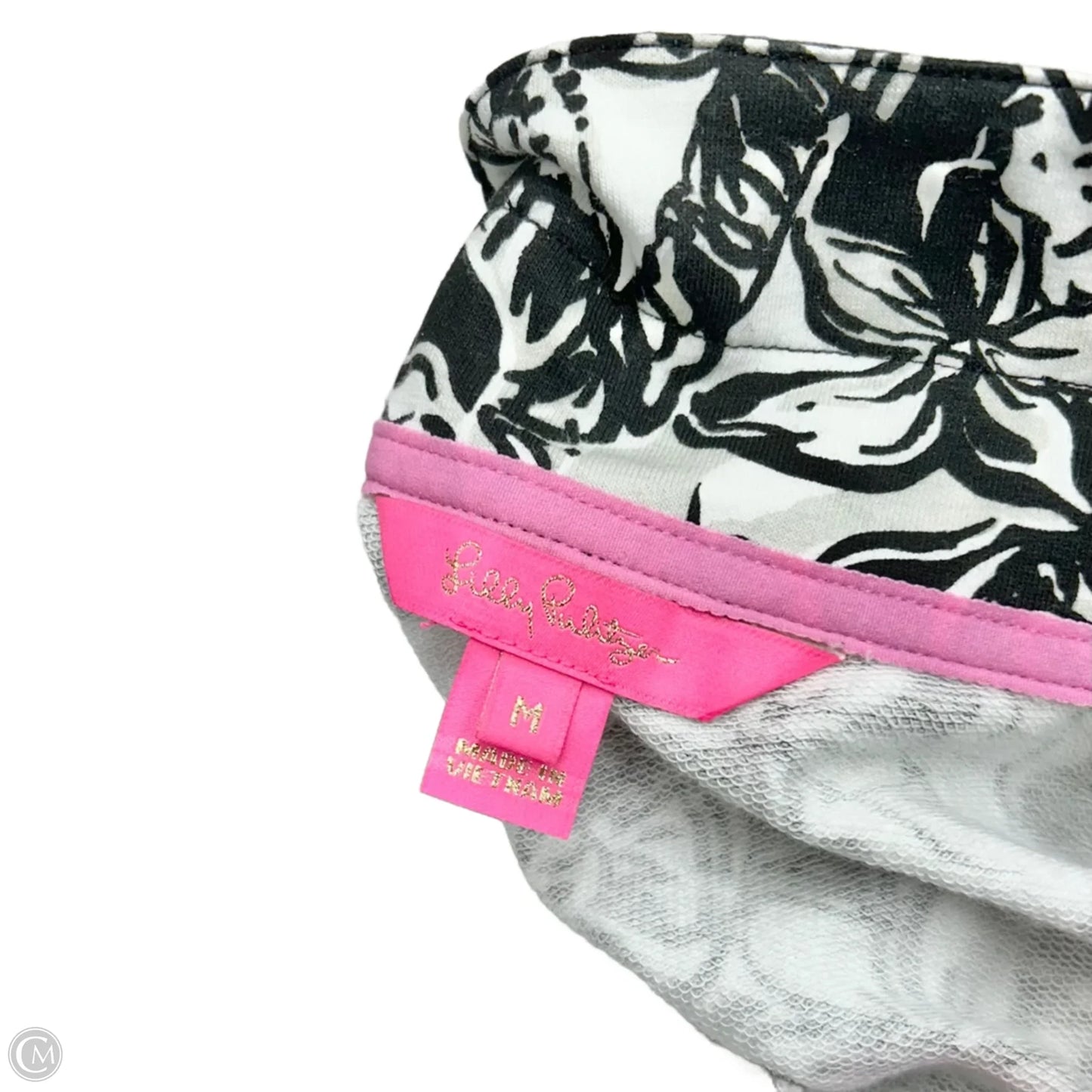 Dress Designer By Lilly Pulitzer In Black & White, Size: M