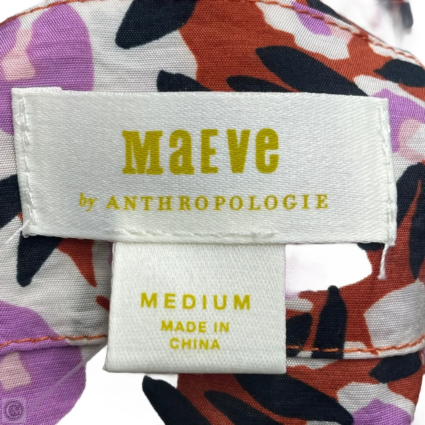 Blouse 3/4 Sleeve By Maeve In Floral Print, Size: M