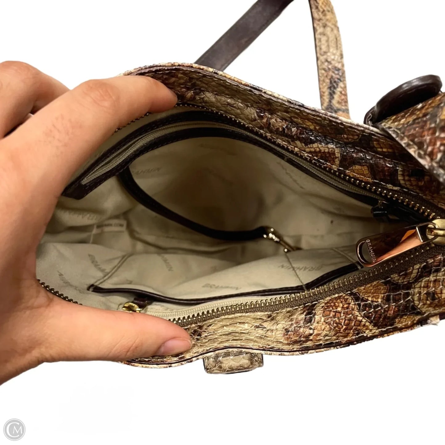 Crossbody Designer By Brahmin, Size: Medium