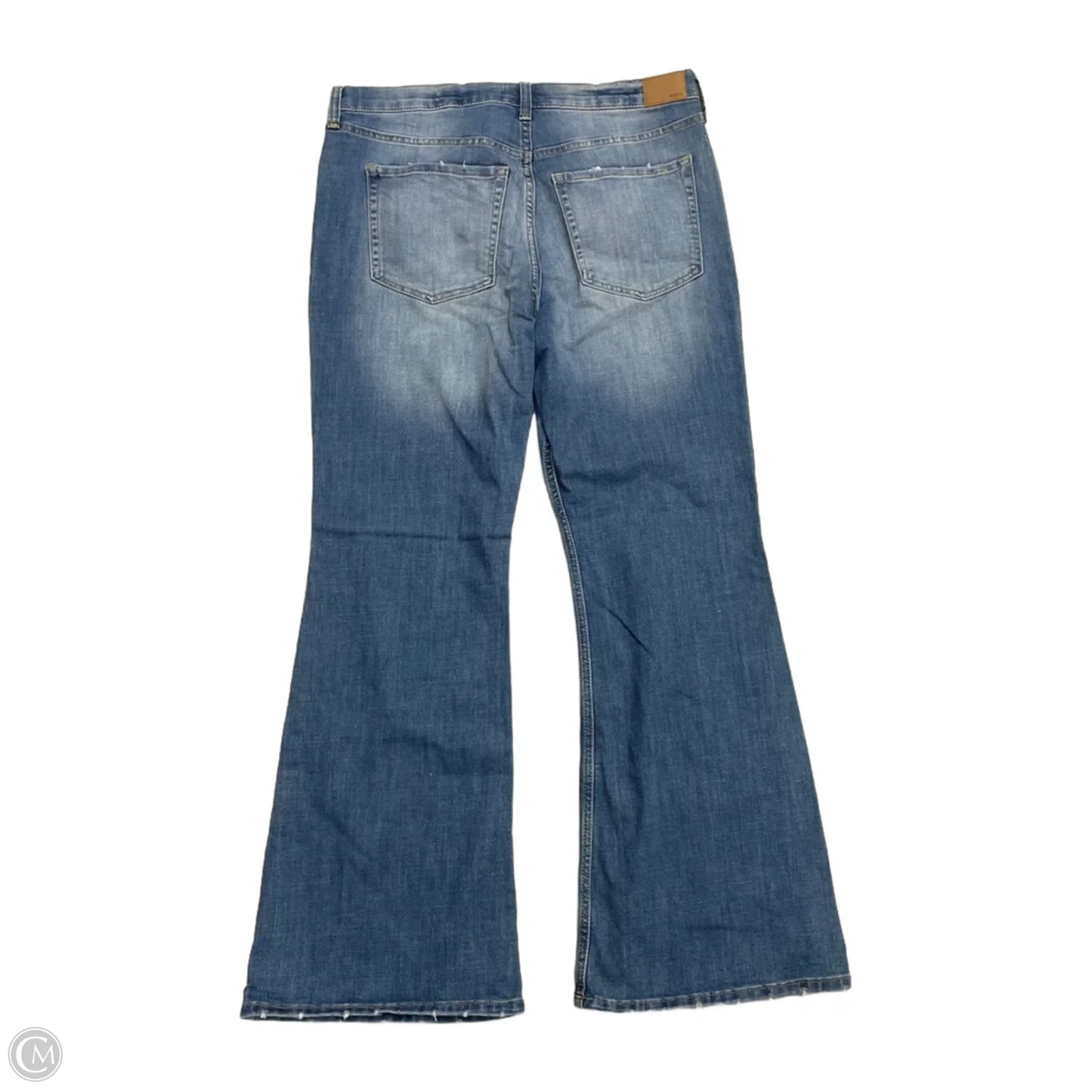 Jeans Flared By Aeropostale In Blue Denim, Size: 16