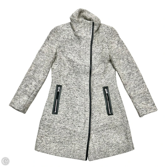 Coat Wool By Calvin Klein In Grey, Size: S