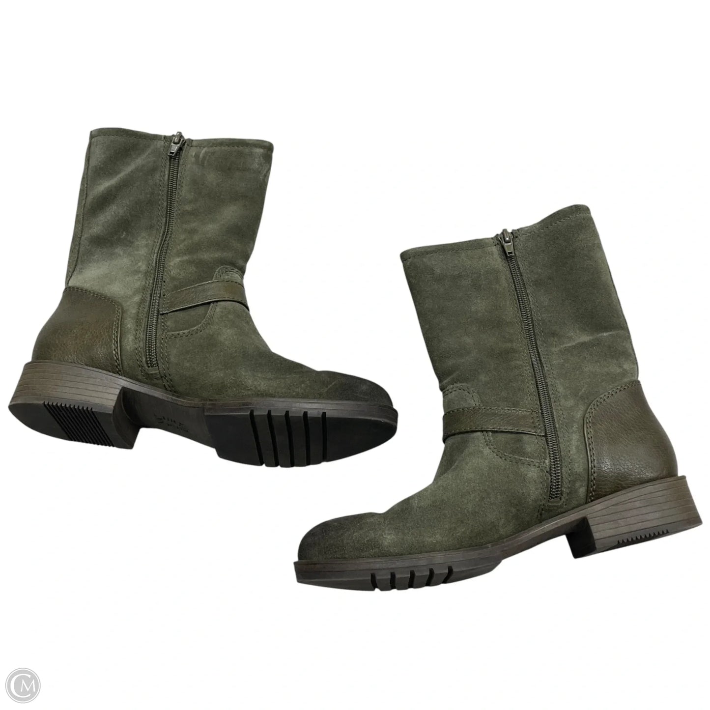Boots Mid-calf Heels By Naturalizer In Green, Size: 6