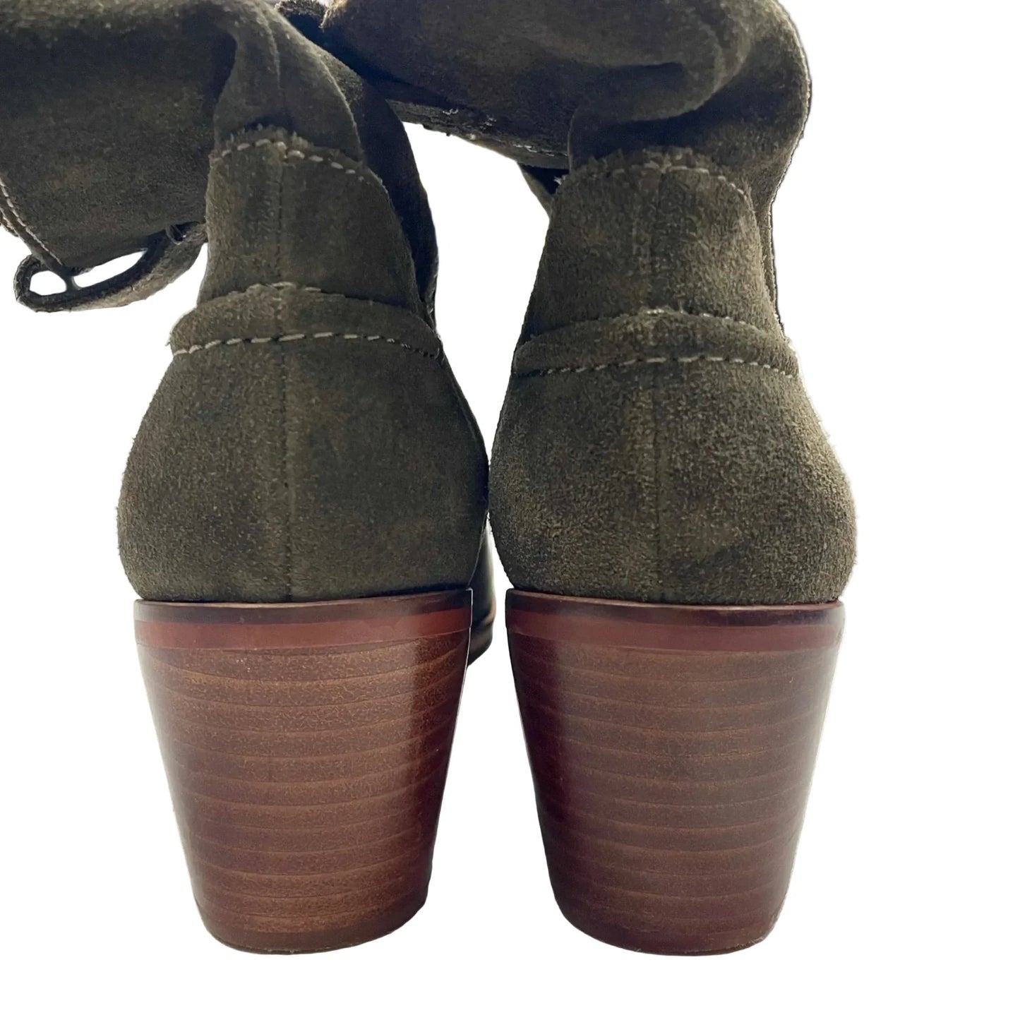 Boots Ankle Heels By Vince Camuto In Green, Size: 8