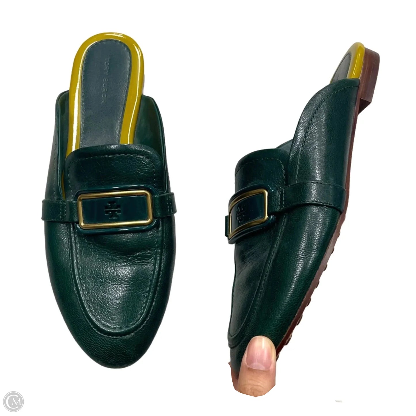 Shoes Designer By Tory Burch In Green, Size: 8.5