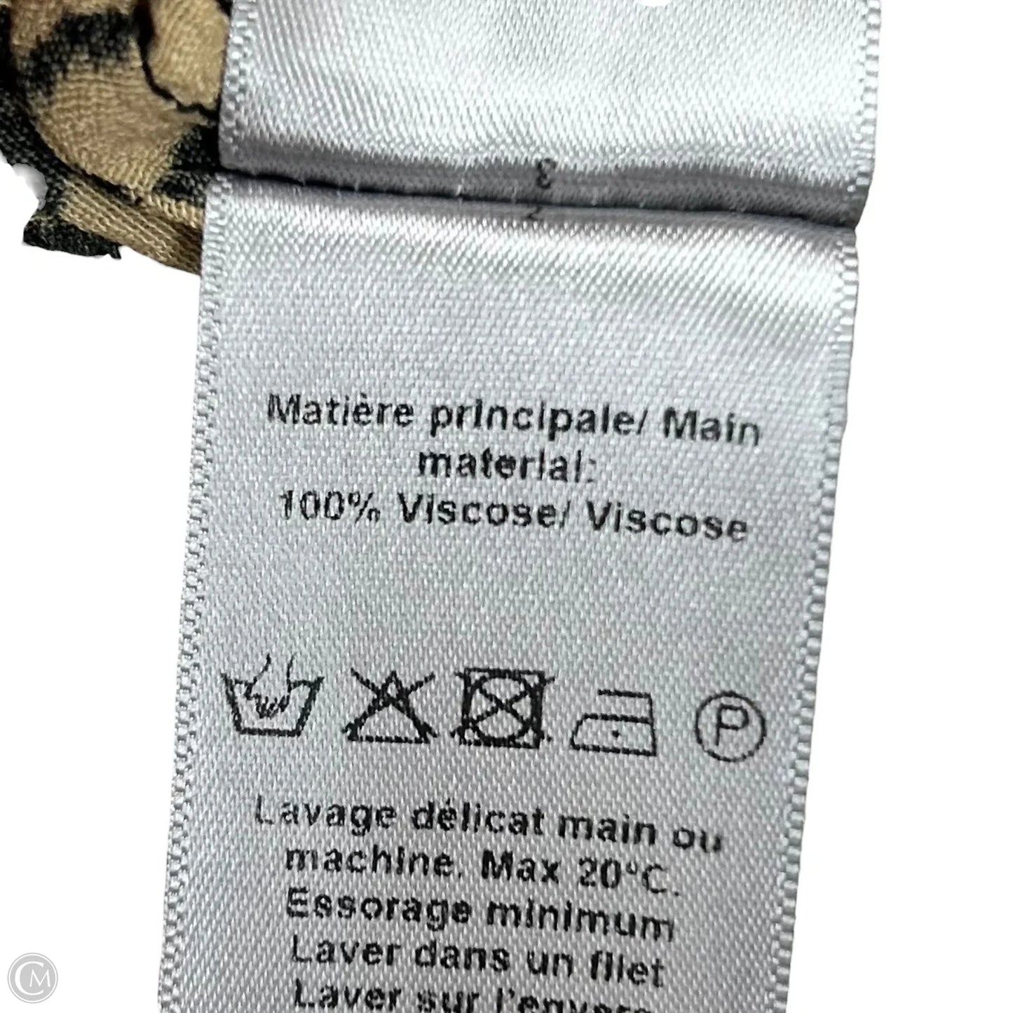 Dress Casual Maxi By Zadig And Voltaire In Black & Tan, Size: Xs
