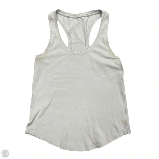 Athletic Tank Top By Lululemon In White, Size: Xs