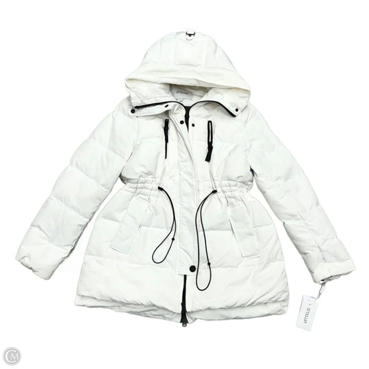 Coat Designer By Derek Lam In White, Size: Xl