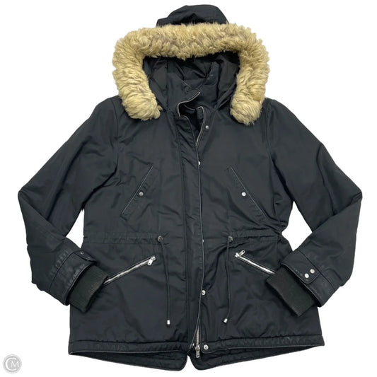 Coat Puffer & Quilted By Zara In Black, Size: L