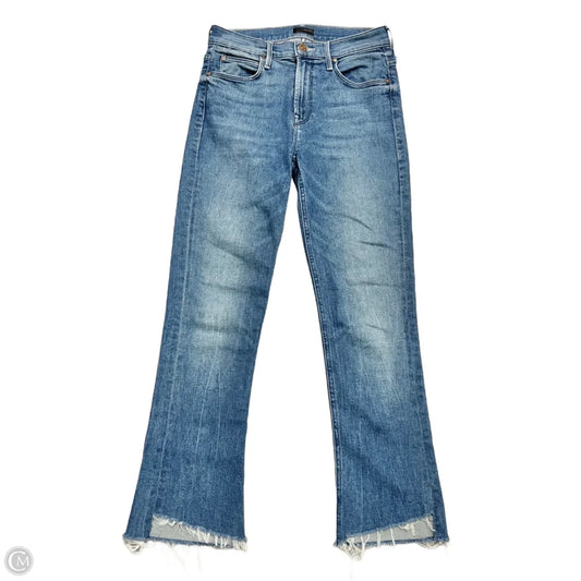 Jeans Straight By Mother In Blue Denim, Size: 2