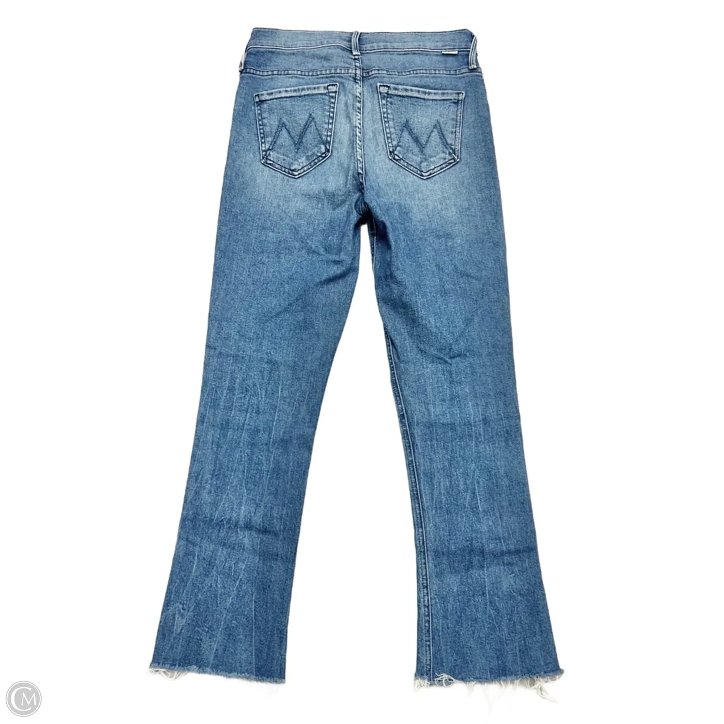 Jeans Straight By Mother In Blue Denim, Size: 2