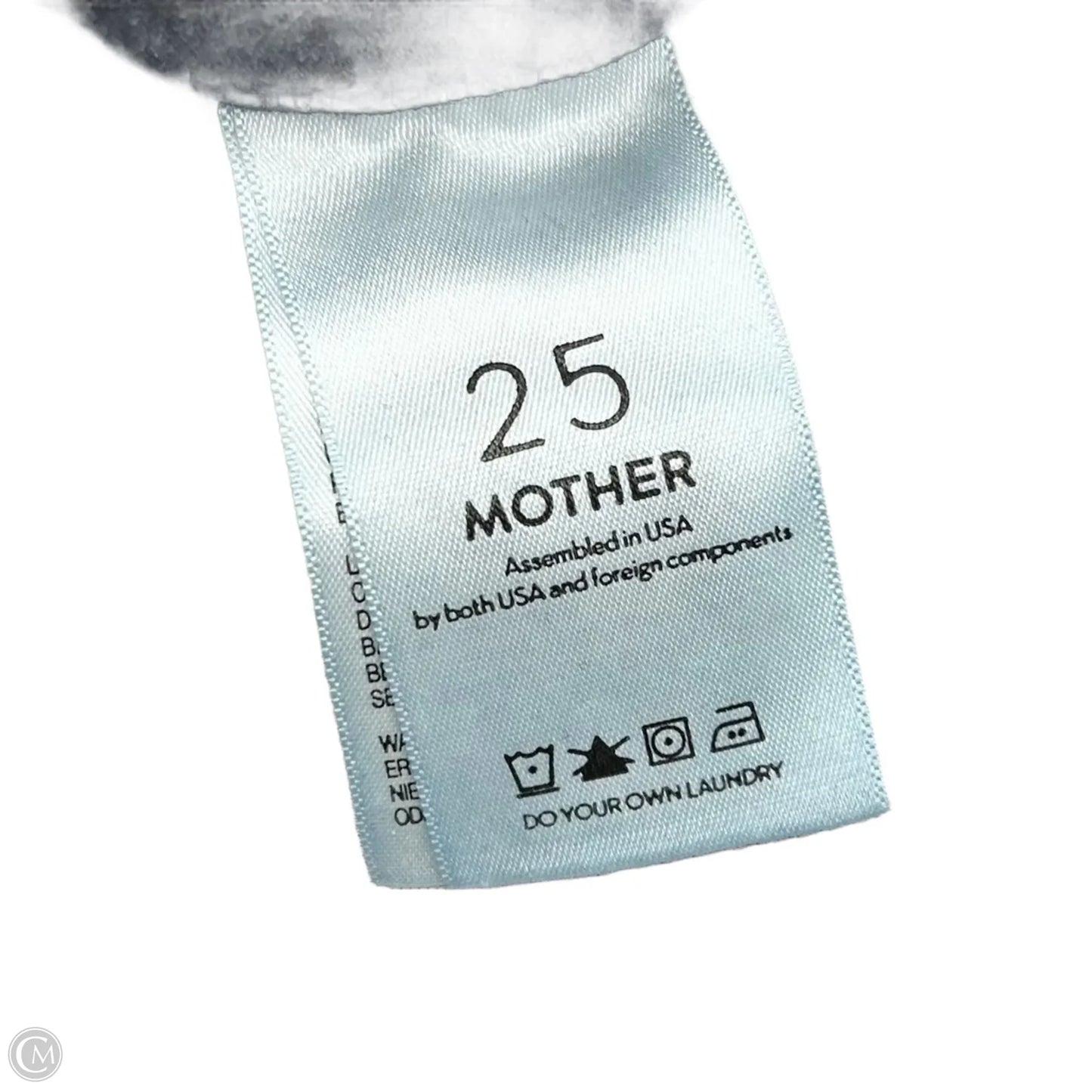 Jeans Straight By Mother In Blue Denim, Size: 2