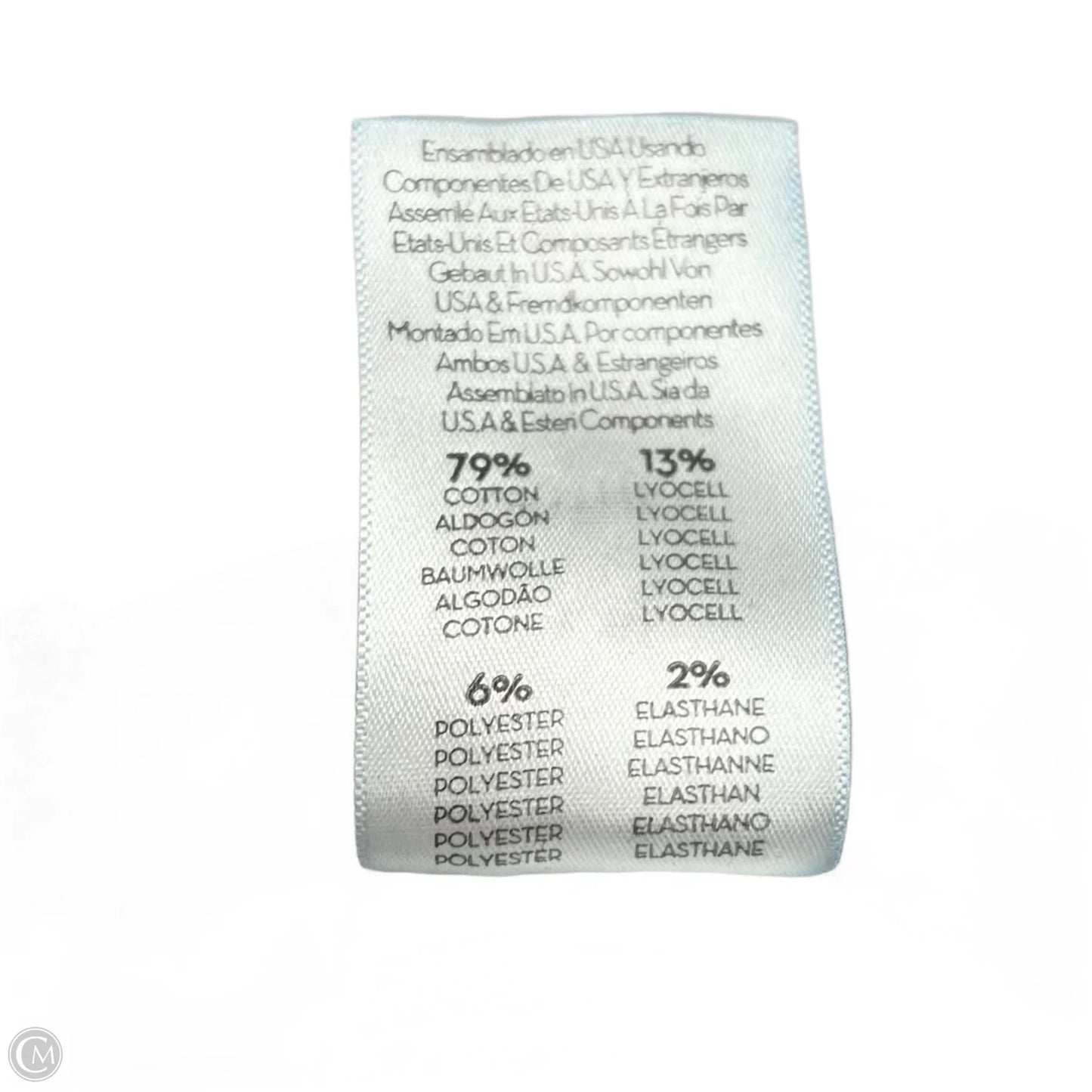 Jeans Straight By Mother In Blue Denim, Size: 2