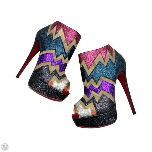 Shoes Luxury Designer By Christian Louboutin In Multi-colored, Size: 6.5