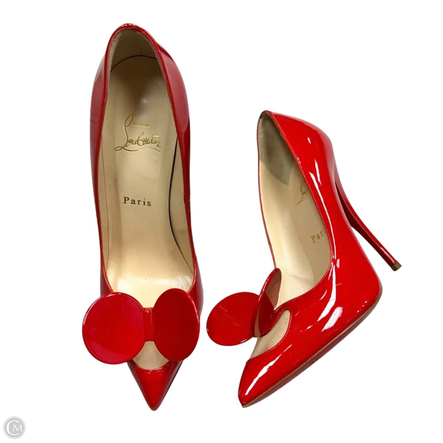 Shoes Luxury Designer By Christian Louboutin In Red, Size: 7