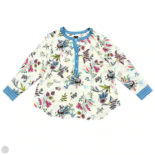 Blouse Long Sleeve By Talbots In Multi-colored, Size: 2x
