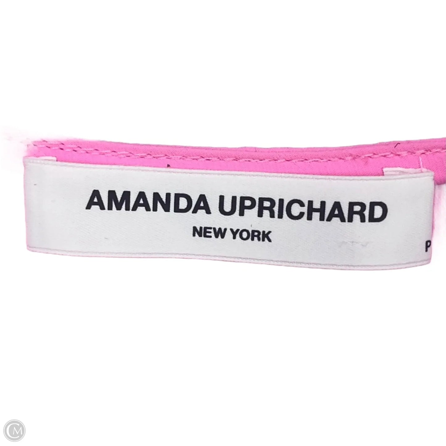 Blouse Short Sleeve By Amanda Uprichard In Pink, Size: Sp