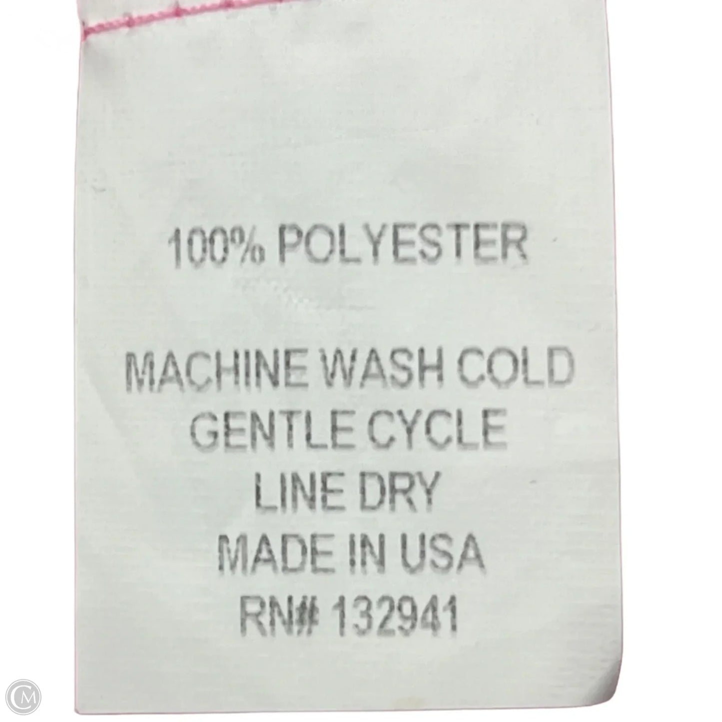 Blouse Short Sleeve By Amanda Uprichard In Pink, Size: Sp