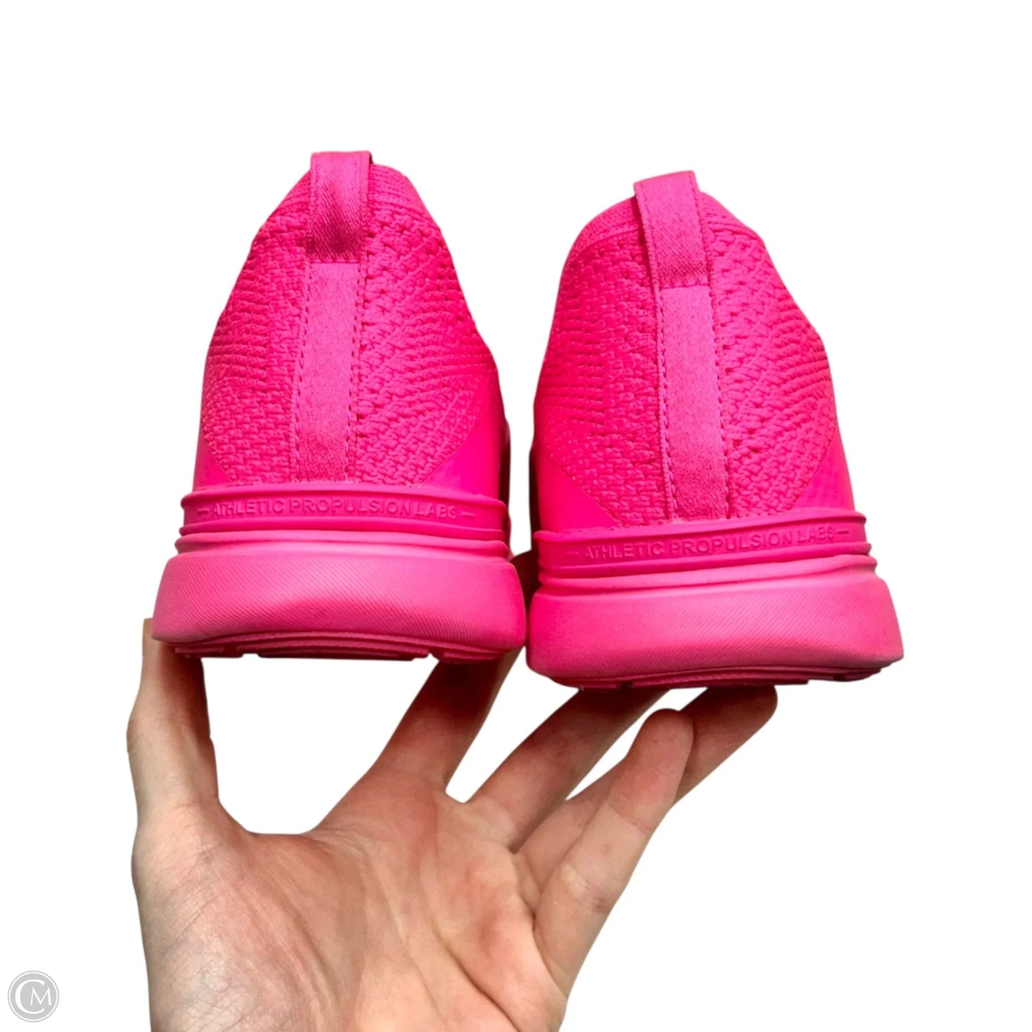 Shoes Designer By Apl In Pink, Size: 7.5