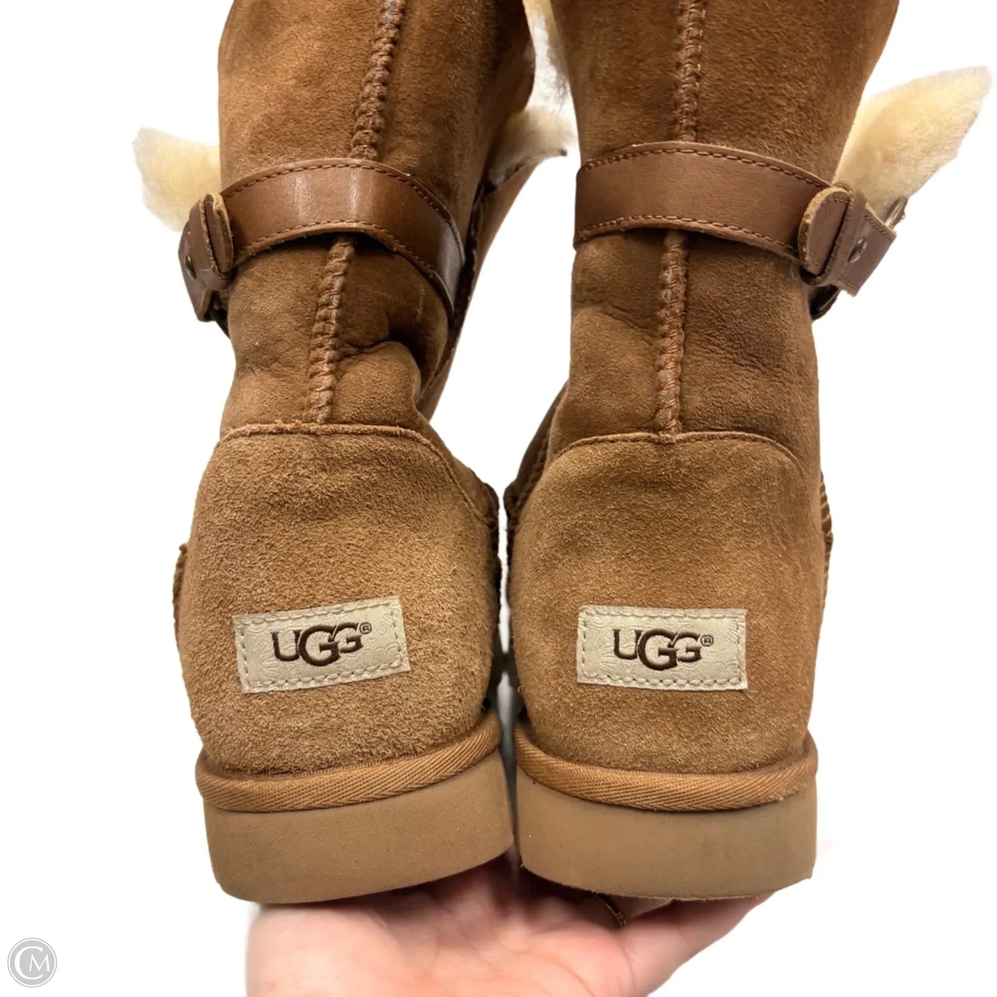 Boots Designer By Ugg In Tan, Size: 11