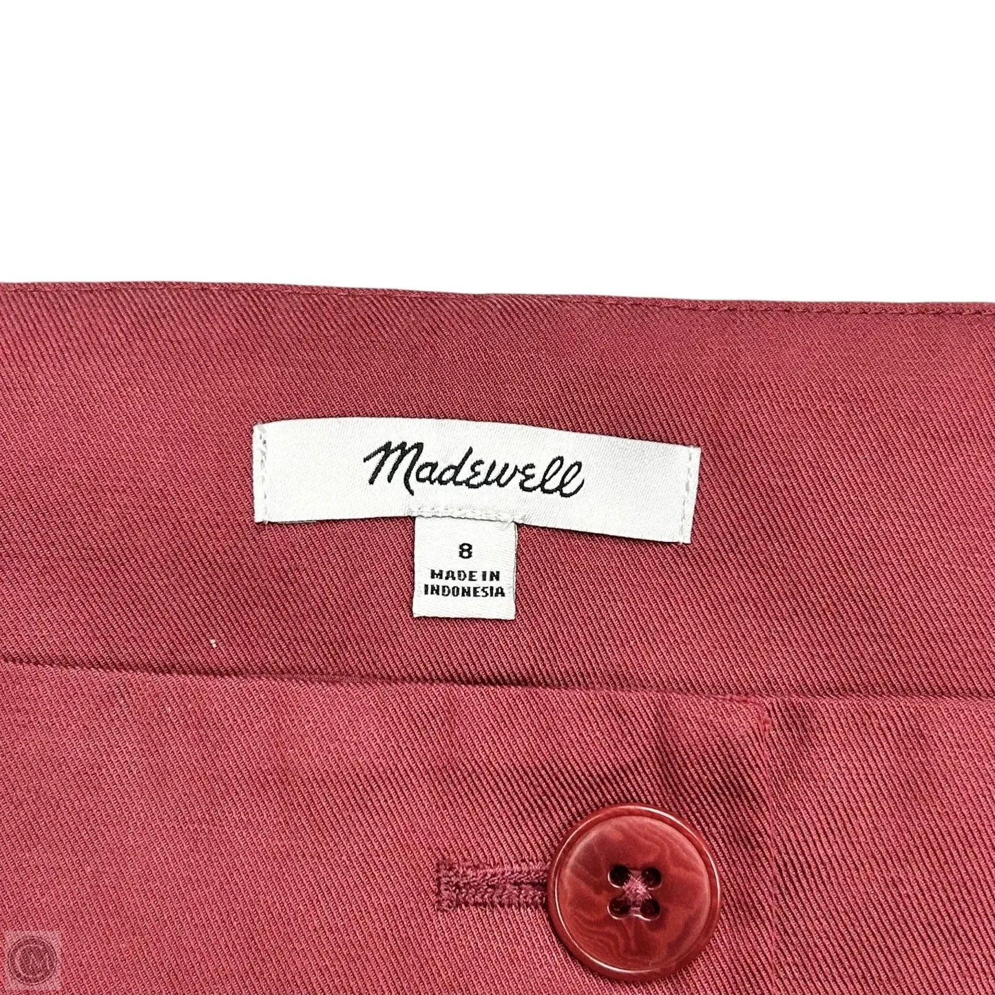 Top Sleeveless By Madewell In Maroon, Size: M