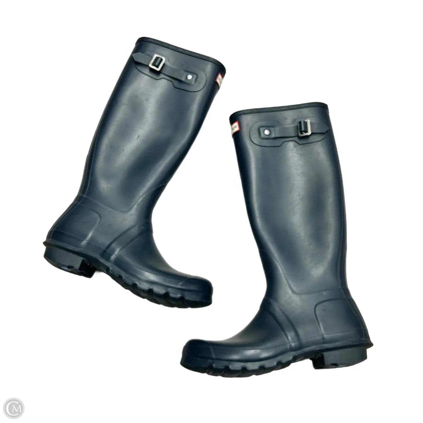 Boots Rain By Hunter In Navy, Size: 9