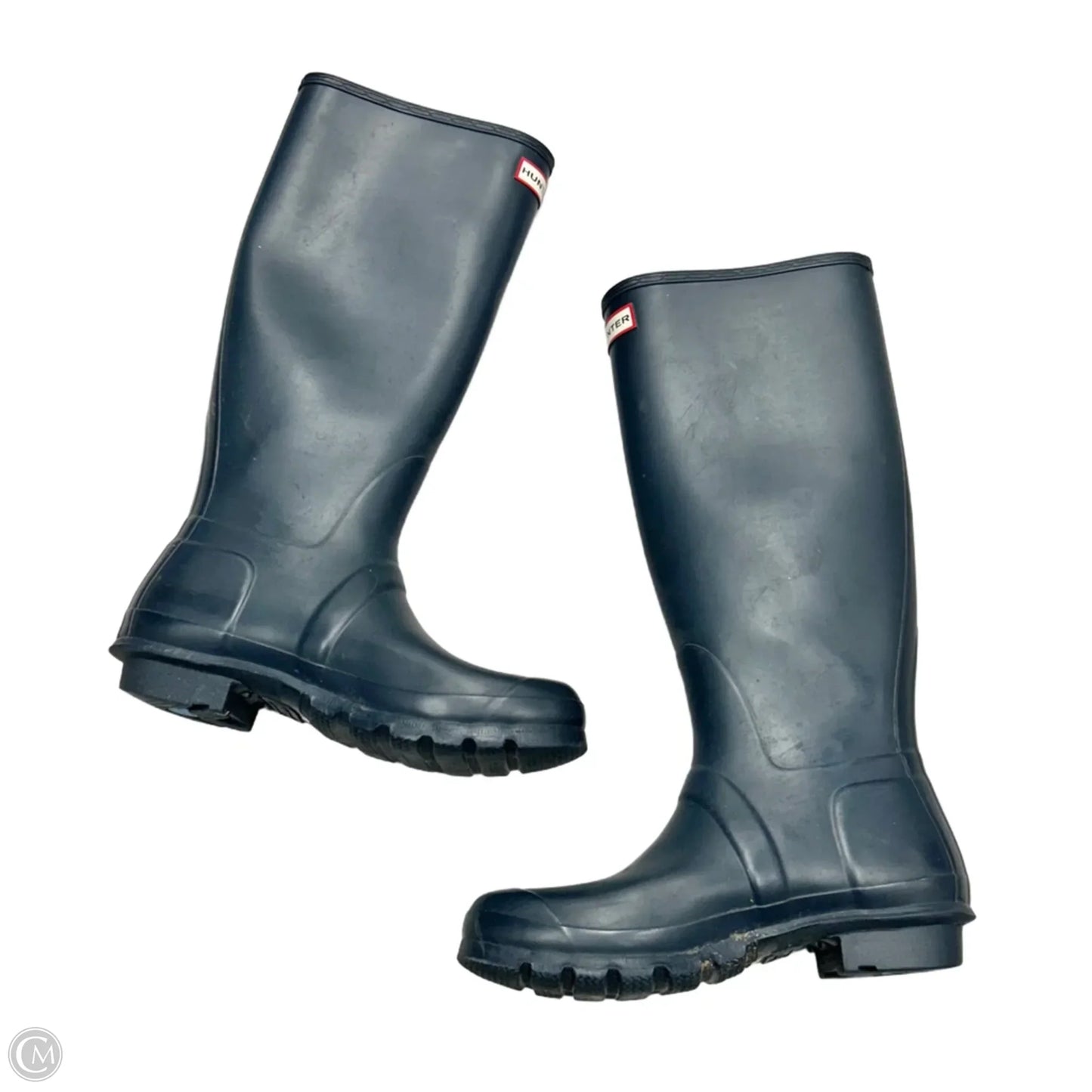 Boots Rain By Hunter In Navy, Size: 9