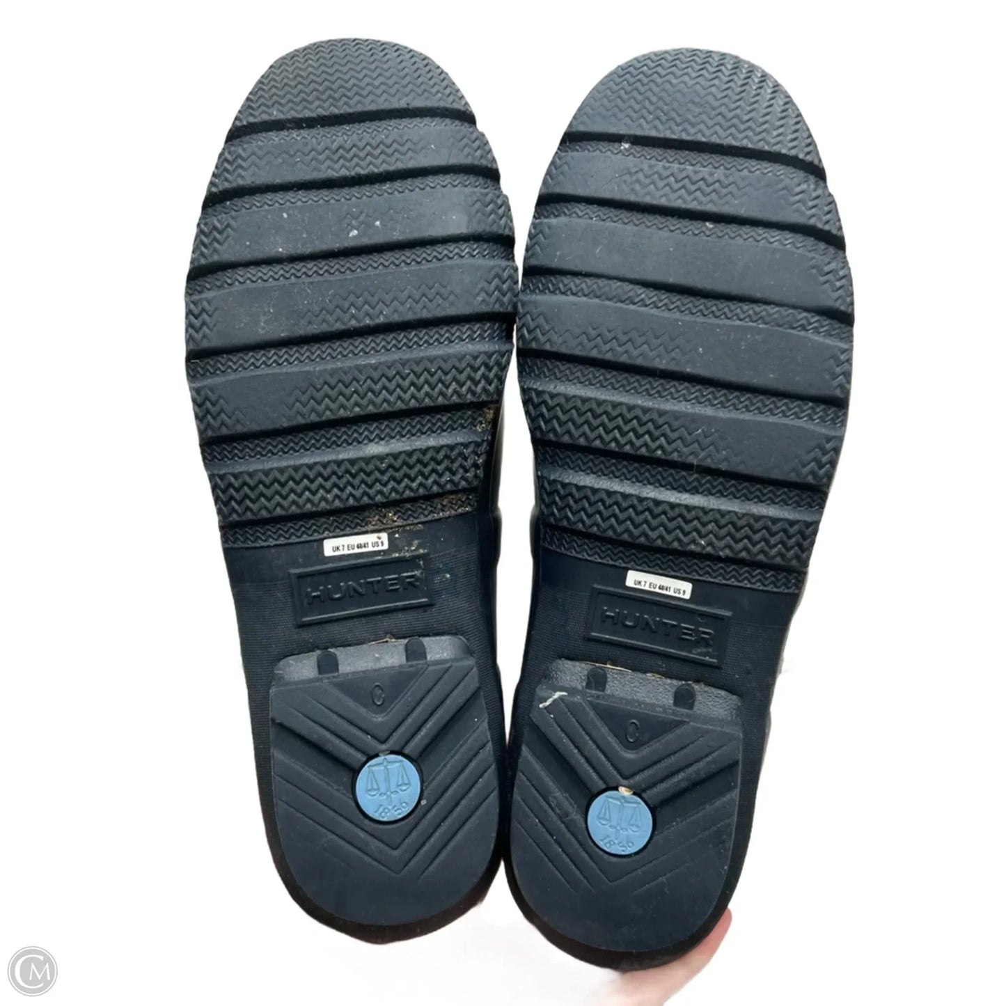 Boots Rain By Hunter In Navy, Size: 9