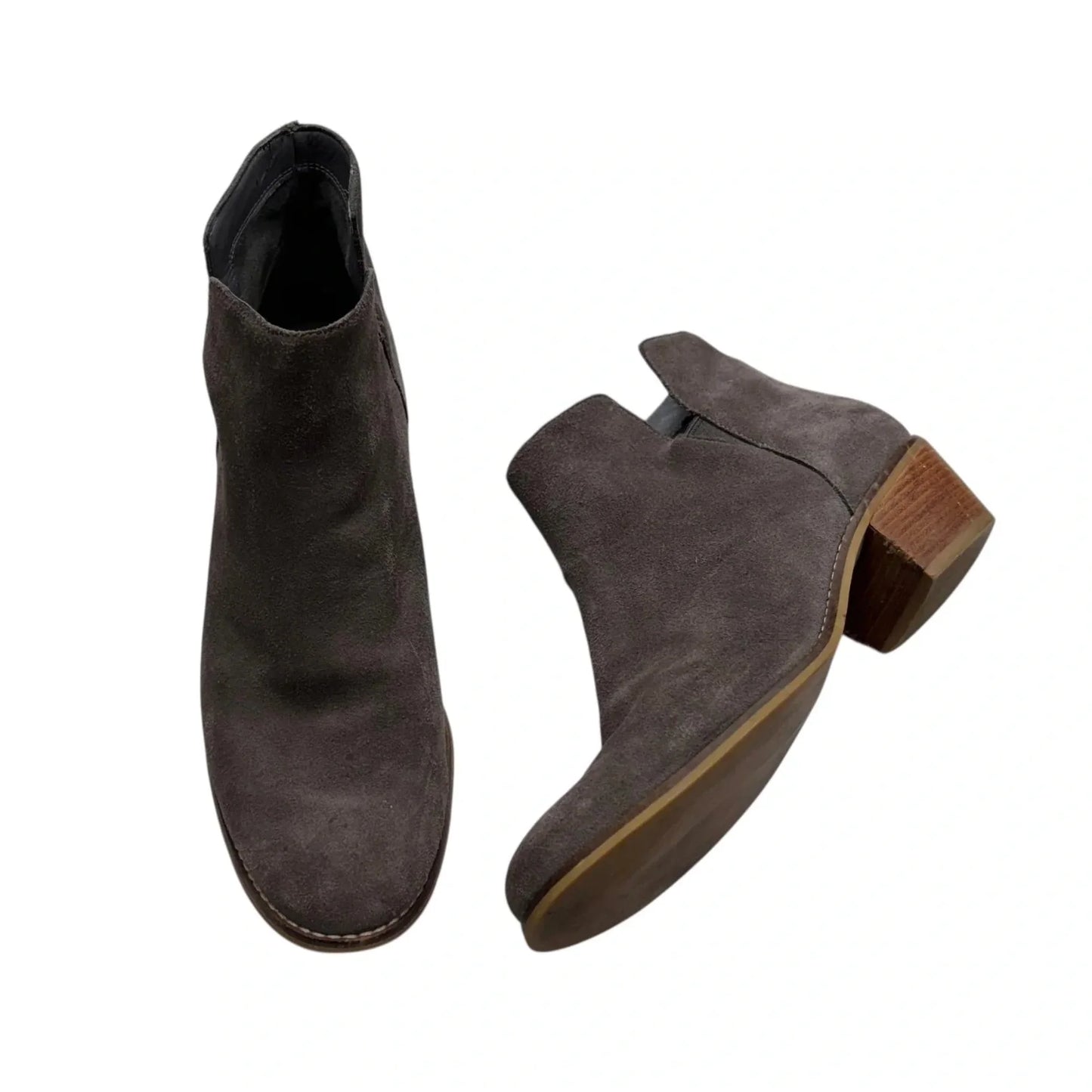 Boots Ankle Heels By Cole-haan In Grey, Size: 9