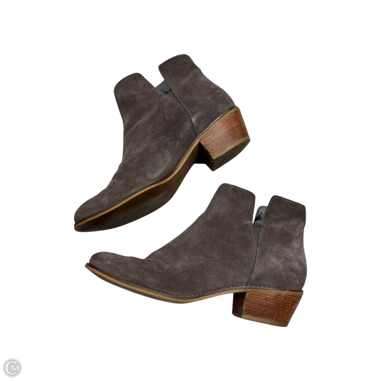 Boots Ankle Heels By Cole-haan In Grey, Size: 9