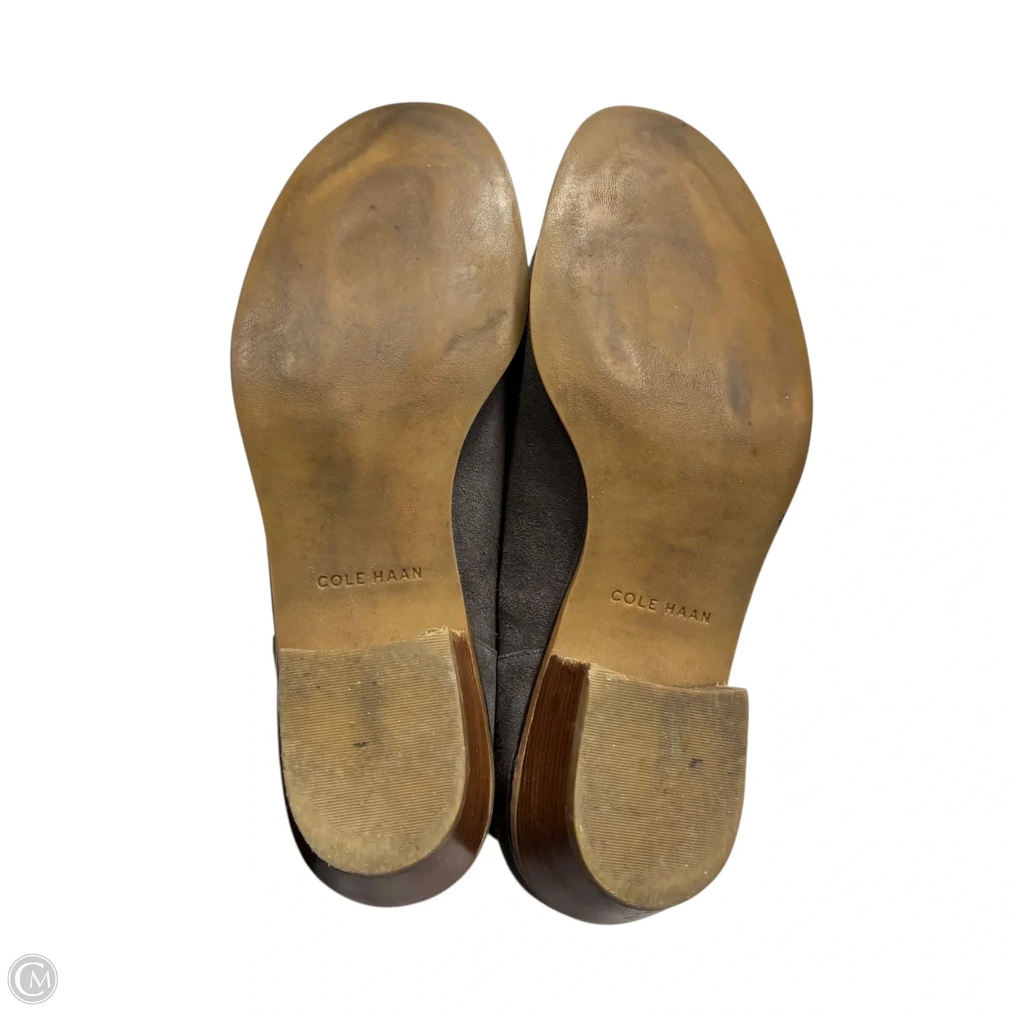 Boots Ankle Heels By Cole-haan In Grey, Size: 9