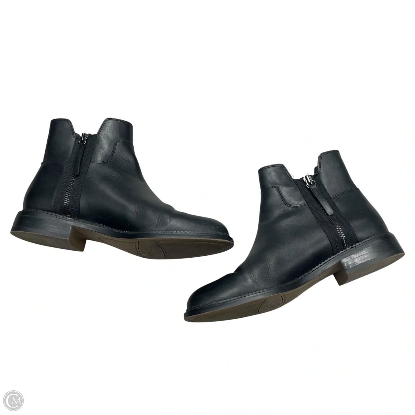 Boots Ankle Flats By Franco Sarto In Black, Size: 9