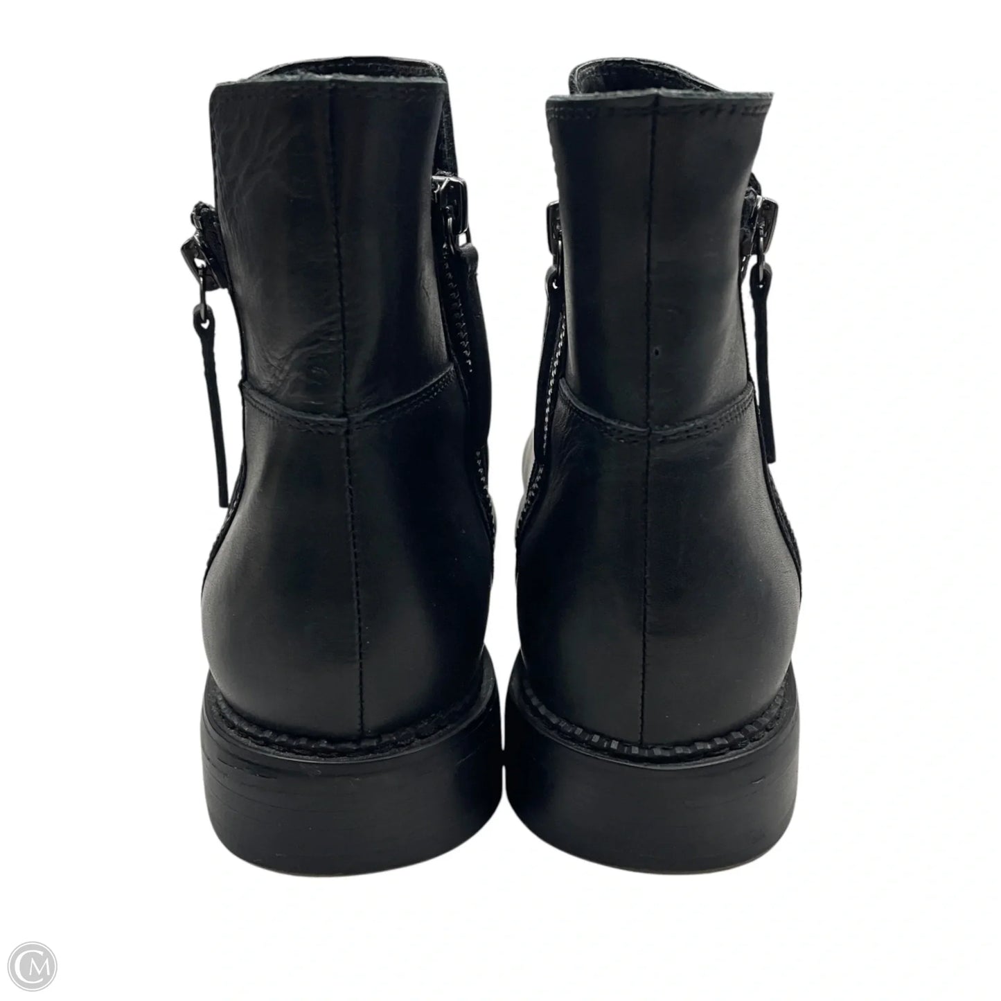 Boots Ankle Flats By Franco Sarto In Black, Size: 9