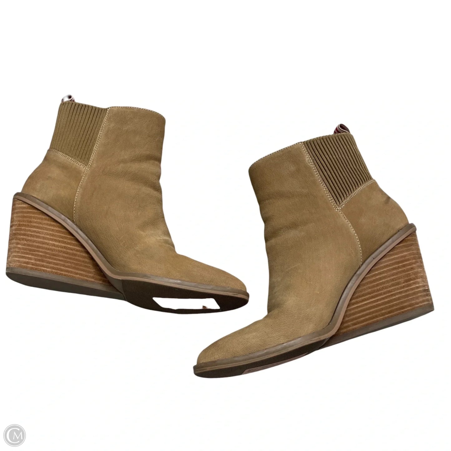 Boots Ankle Heels By Dr Scholls In Tan, Size: 7
